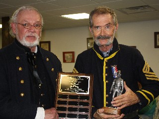 Spirit of the Civil War award - Sgt Major to choose the 2015 (first) recipient for service 
and spirit of the Civil War.